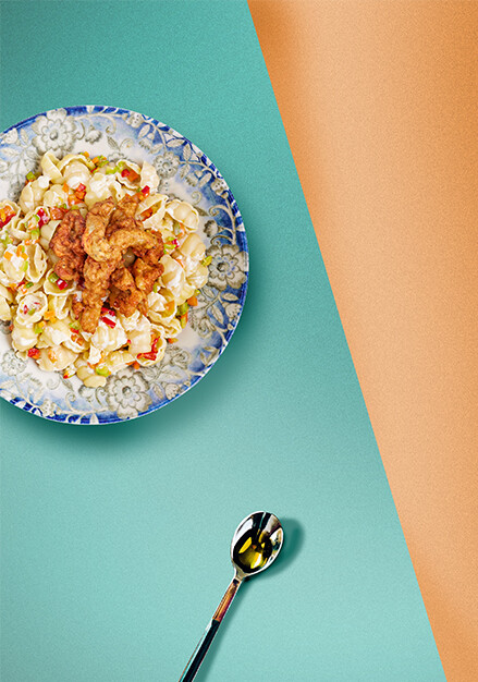 Sebzeli Tavuklu Makarna