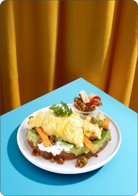 Avokadolu<br>Çırpılmış Yumurta